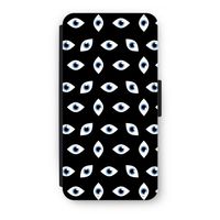 Eyes pattern: iPhone 8 Plus Flip Hoesje