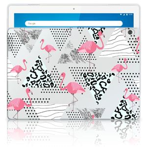 Lenovo Tab M10 Back Case Flamingo Triangle