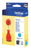 Inktcartridge Brother LC-121C blauw - thumbnail