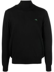 ETRO pull à logo brodé - Noir