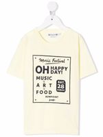 Bonpoint t-shirt en coton biologique à imprimé graphique - Jaune