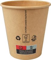 Beker uit karton (altijd koffie), 250 ml, diameter 90 mm, pak van 50 stuks - thumbnail