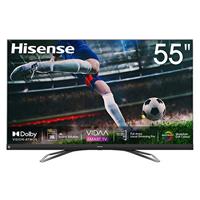 Hisense 55U8QF QLED 139cm (55 inch) televisie (4K ULED HDR Smart TV, Ultra Premium HD, HDR10+, Dolby Vision&Atmos, Full Array Local Diming, 120Hz paneel, USB-opname, JBL-geluid, Alexa Built-In)