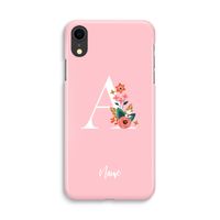 Pink Bouquet: iPhone XR Volledig Geprint Hoesje - thumbnail