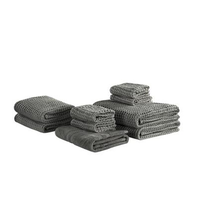 Beliani Atai Handdoek Set Van 9 Katoen 70 X 140 Cm