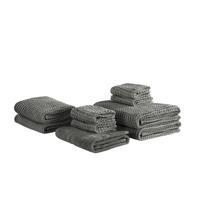 Beliani Atai Handdoek Set Van 9 Katoen 70 X 140 Cm