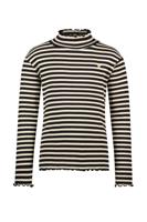 Like Flo Meisjes basic col shirt - Eef - Classy streep