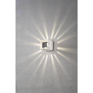 Konstsmide Pescara 7978-250 LED-buitenlamp (wand) Energielabel: F (A - G) LED LED vast ingebouwd 3 W Wit, Zwart