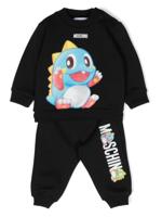 Moschino Kids Trainingspak met print - Zwart