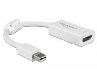 Delock 63935 Mini DisplayPort 1.4 Adapter naar HDMI 4K 60 Hz met HDR-functie Actief wit - thumbnail