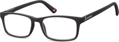 Montana leesbril MR73 unisex rechthoekig zwart sterkte +3.00 Montana leesbril MR73 unisex rechthoekig zwart sterkte +3.00