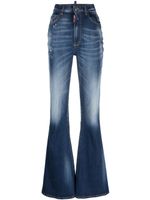 DSQUARED2 pantalon en jean à effet délavé - Bleu