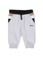 BOSS Kidswear pantalon de jogging à logo imprimé - Gris