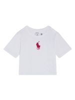 Ralph Lauren Kids t-shirt à logo Polo Pony brodé - Blanc - thumbnail