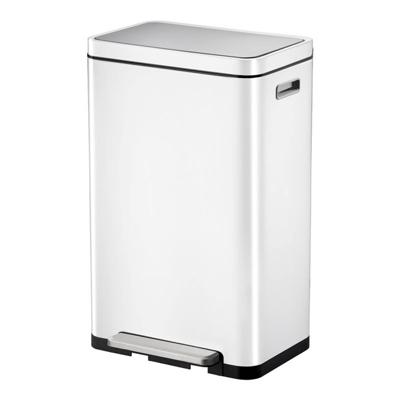 EKO - X-Cube pedaalemmer 30 ltr, EKO - Steel Stainless steel Polypropylene - wit, mat RVS EKO - X-Cube pedaalemmer 30 ltr, EKO - Steel Stainless steel Polypropylene - wit, mat RVS
