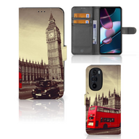 Motorola Edge 30 Pro Flip Cover Londen - thumbnail