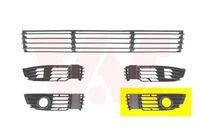 Ventilatiegrille, bumper ** Equipart ** VAN WEZEL, Inbouwplaats: Links voor, u.a. fÃ¼r VW