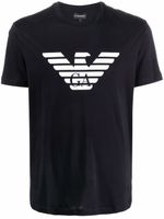 Emporio Armani t-shirt à logo Eagle - Bleu