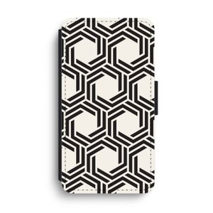 Geometrisch patroon: iPhone XS Max Flip Hoesje