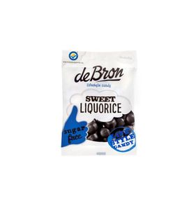 Zoete dropbolletjes/sweet liquorice suikervrij