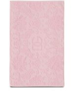 Dolce & Gabbana tapis de bain à logo en jacquard - Rose