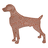 Weimaraner | houten wanddecoratie Weimaraner | houten wanddecoratie