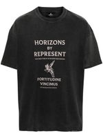 Represent t-shirt Horizons à logo imprimé - Gris