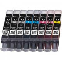 Canon Inktcartridge CLI-42 Origineel Combipack Zwart, Cyaan, Magenta, Geel, Foto cyaan, Foto magenta, Grijs, Lichtgrijs 6384B010