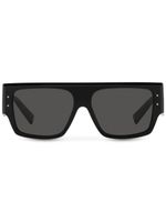 Dolce & Gabbana Eyewear lunettes de soleil à monture rectangulaire - Noir - thumbnail