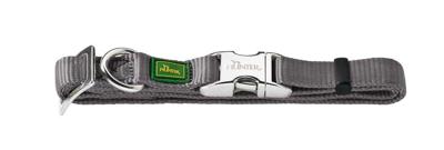 Hunter Vario Basic Alu-Strong Grijs Nylon, Kunststof Extra groot Hond Standaard halsband