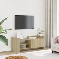 Tv-meubel 100x35x40 cm bewerkt hout sonoma eikenkleurig