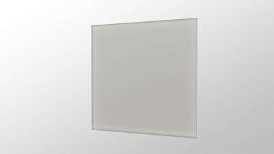 Ecosun GS300 glazen infrarood paneel platina grijs 60x60cm 300W