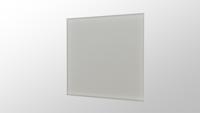 Ecosun GS300 glazen infrarood paneel platina grijs 60x60cm 300W