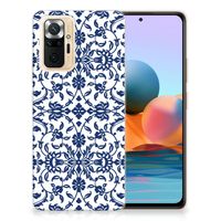 Xiaomi Redmi Note 10 Pro TPU Case Flower Blue - thumbnail