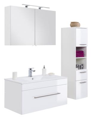 Saniclear Viva badmeubelset 3-delig 100cm wit Saniclear Viva badmeubelset 3-delig 100cm wit
