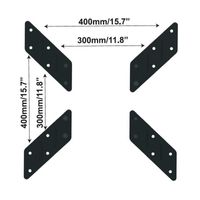 Techly ICA-LCD G11A Zwart flat panel muur steun - thumbnail