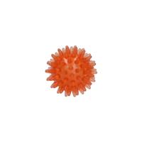 Dog Comets Exoplanet - 5 cm - Hondenspeelgoed - Bal - Apporteerspeelgoed - Egelbal - Water en land - Tandjes - Met Pieptoon - Oranje - S