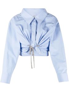 Alexander Wang chemise froncée à ornements - Bleu