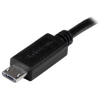 StarTech.com 20 cm USB OTG kabel Micro USB naar Micro USB M/M USB OTG Adapter - thumbnail