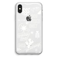 Good vibes: iPhone X Transparant Hoesje - thumbnail