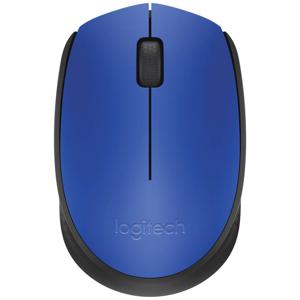 Logitech M171 Muis Draadloos, Radiografisch Optisch Blauw, Zwart 3 Toetsen 1000 dpi