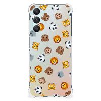 Doorzichtige Silicone Hoesje voor Samsung Galaxy A05s Dieren Emojis