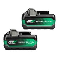 Hikoki 380205 Accu Set Twin Pacl 2X MULTI-VOLT ACCU 36V 2.5AH/18V 5.0AH - 380205