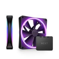 NZXT F140 RGB DUO Twin Pack Computer behuizing Ventilator 14 cm Zwart 2 stuk(s) - thumbnail