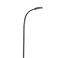 QAZQA Moderne vloerlamp zwart incl. LED verstelbaar - Trax