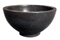 Wiesbaden B-stone opzetwastafel 20 cm, zwart