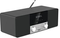 TechniSat DIGITRADIO 3 - Stereo-DAB+ radio, compact systeem, DAB+, FM, cd-speler, bluetooth, USB, koptelefoonuitgang, aux-ingang, klok, oled-display, 20 watt (RMS), kleur: zwart