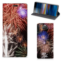 Sony Xperia 10 Hippe Standcase Vuurwerk - thumbnail