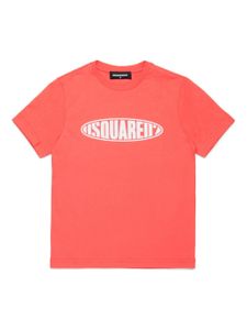 DSQUARED2 KIDS t-shirt en coton à logo imprimé - Orange