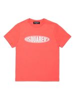 DSQUARED2 KIDS t-shirt en coton à logo imprimé - Orange - thumbnail